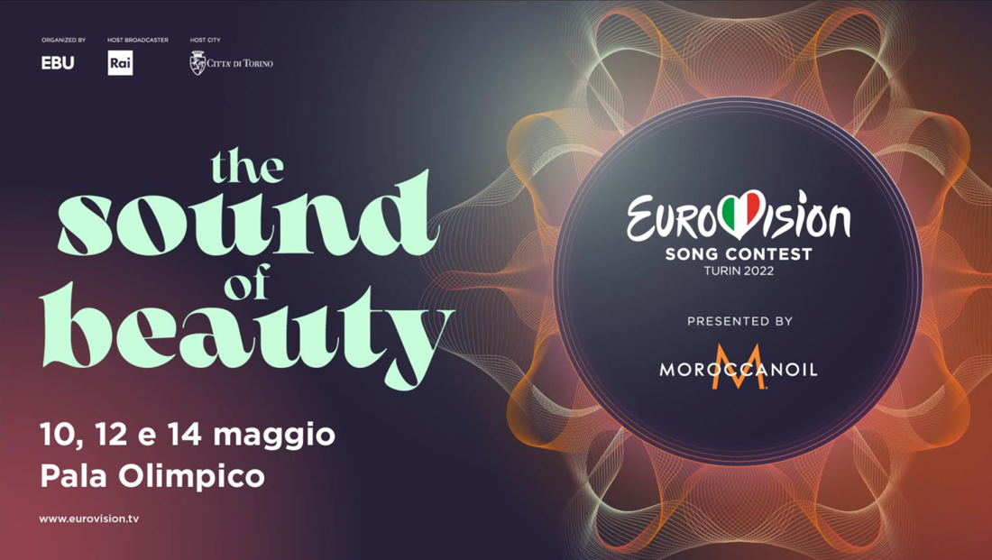 the sound of beauty.jpg - 25/01/2022. Torino. Eurovision Song Contest 2022. Nella foto immagine del tema dell'evento